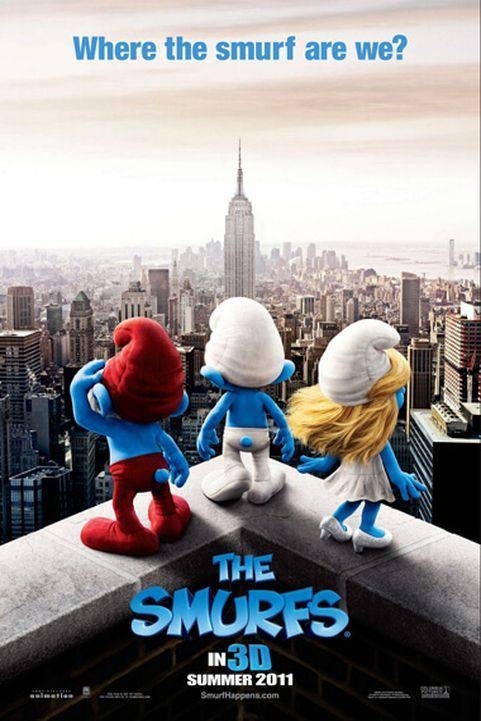 The Smurfs (2011) poster
