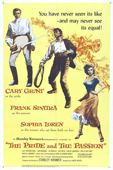 The Pride and the Passion (1957) poster